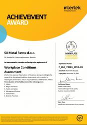 Workplace conditions assessment